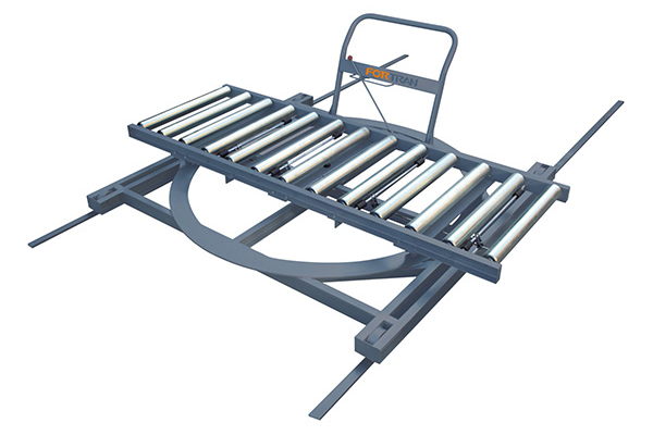 What is the working principle of the unpowered roller conveyor line?